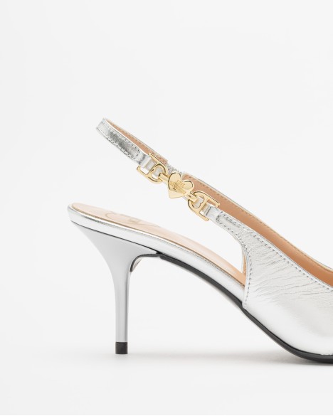 Open schoen aan de achterkant Love Moschino