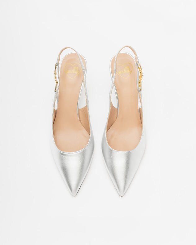 Scarpa slingback Love Moschino