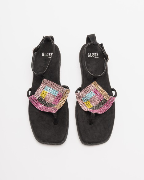 Flache Sandalen Gloss Flache Sandalen Gloss