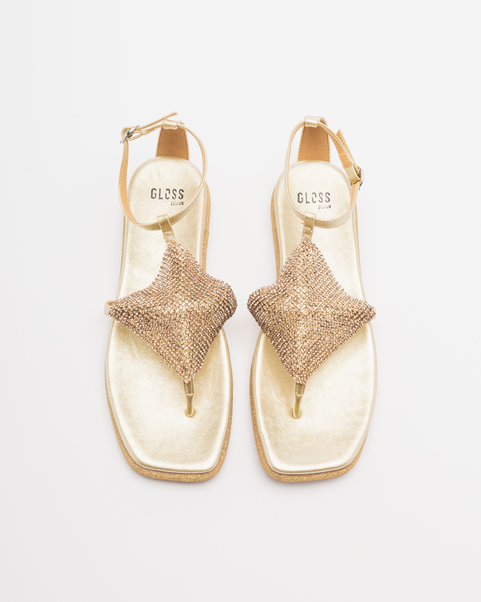 Gloss Flat sandals