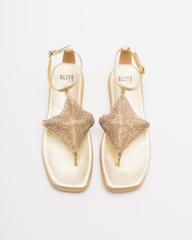Gloss Flat sandals