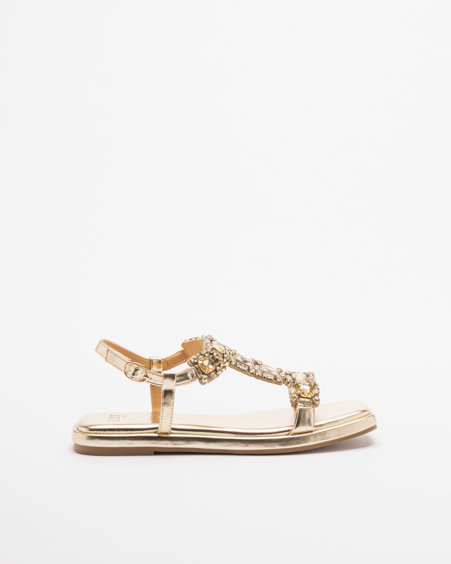 Flache Sandalen Gloss