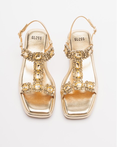 Sandalias planas Gloss