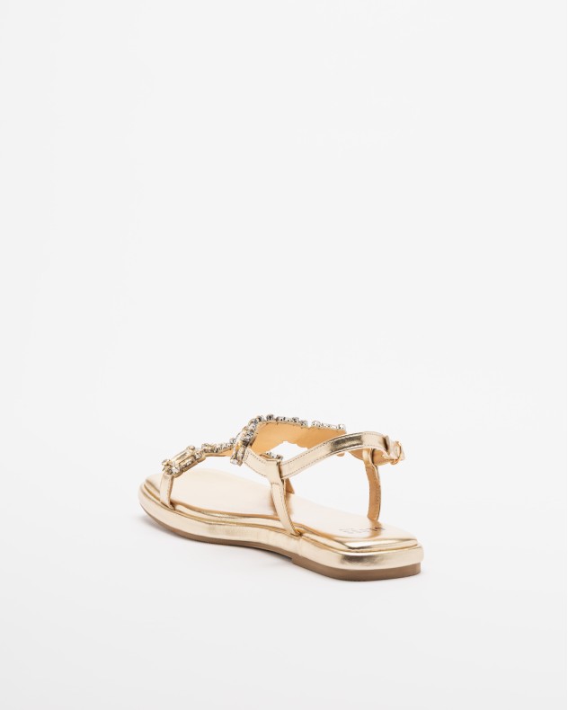 Flache Sandalen Gloss