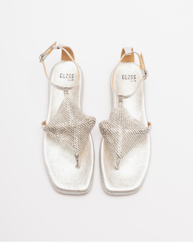 Gloss Flat sandals