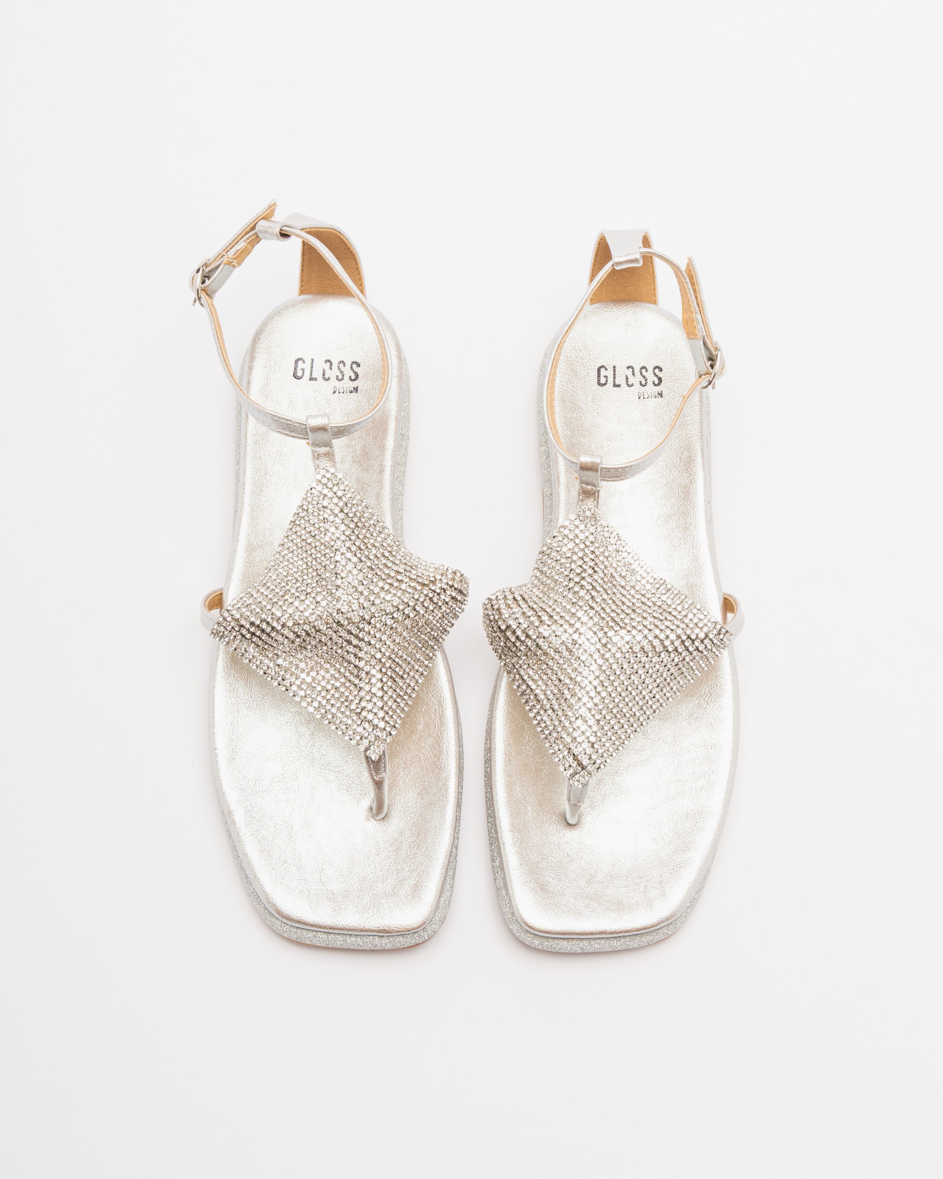 Gloss Flat sandals