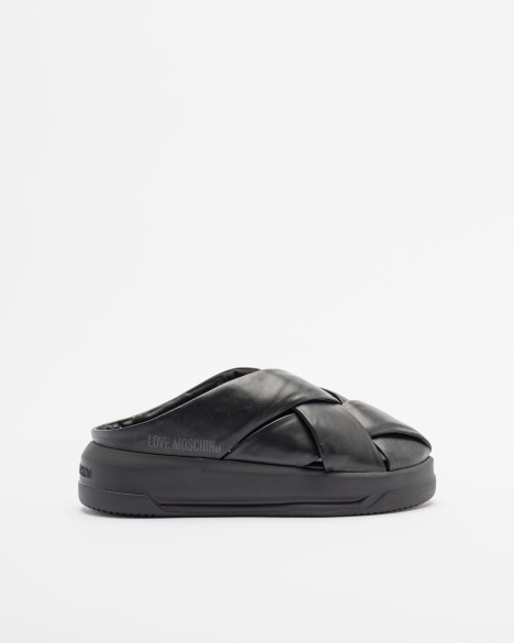 Chinelos de plataforma Love Moschino