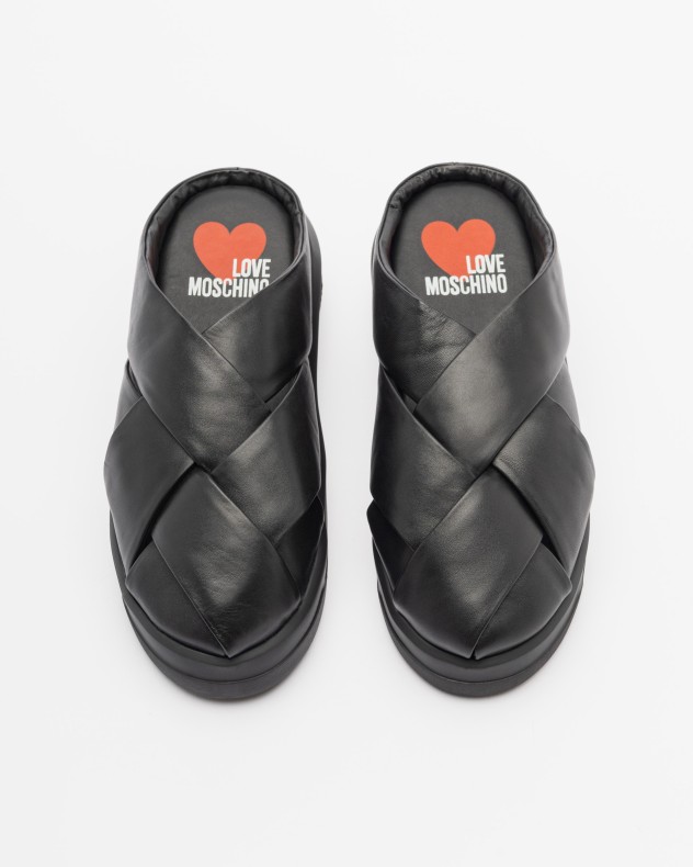 Infradito con plateau Love Moschino