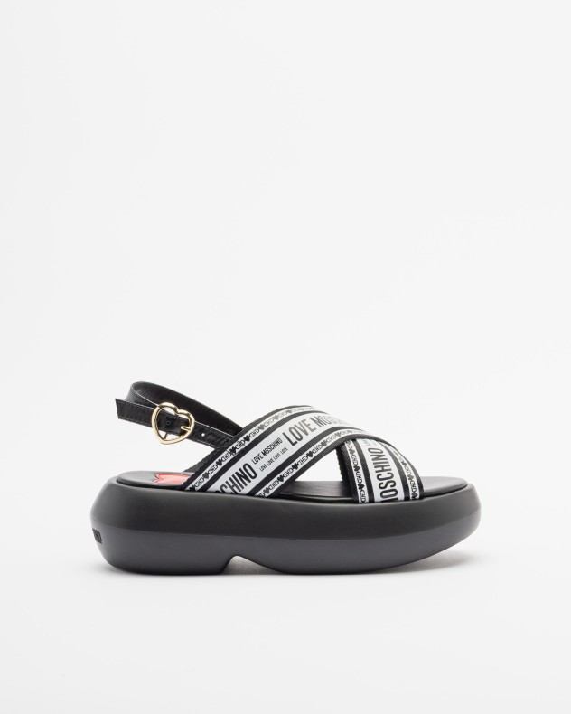 Sandlias de plataforma Love Moschino