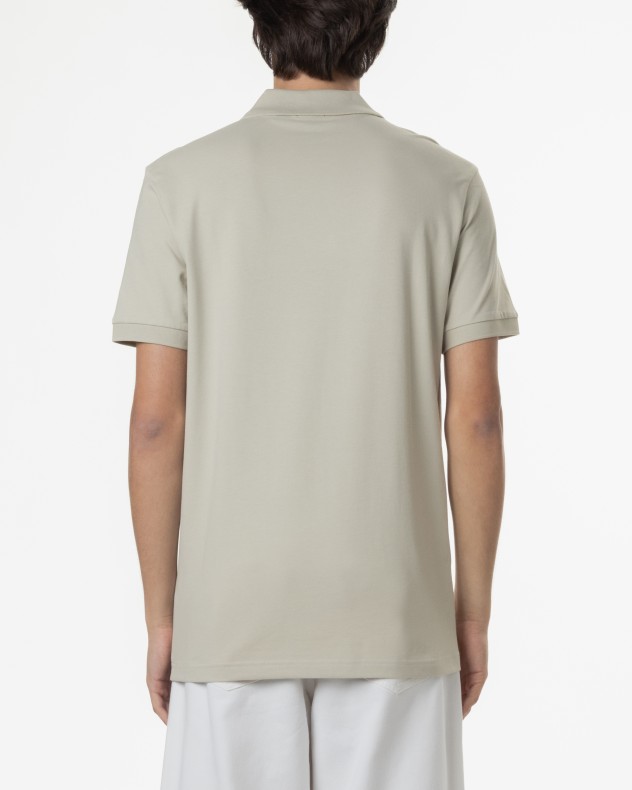 Polo en coton piqu� Boss