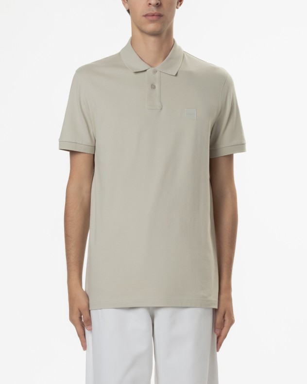 Polo em algodo piquet Boss
