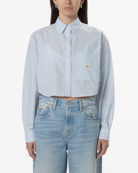 Camisa cropped Calvin Klein Jeans
