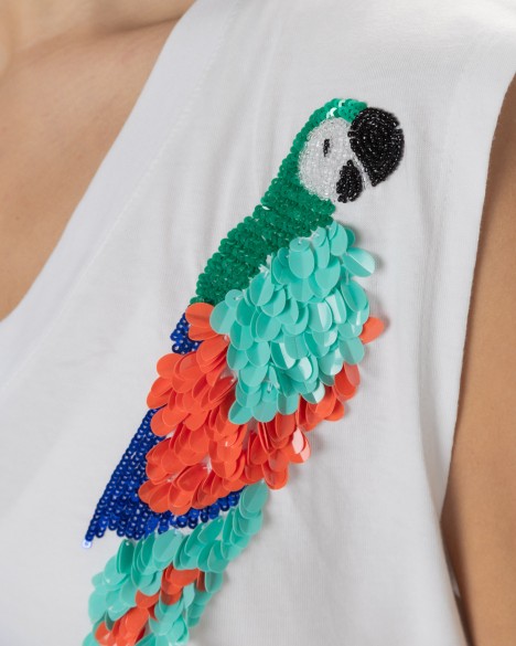 T-shirt manga caveada Lola Casademunt