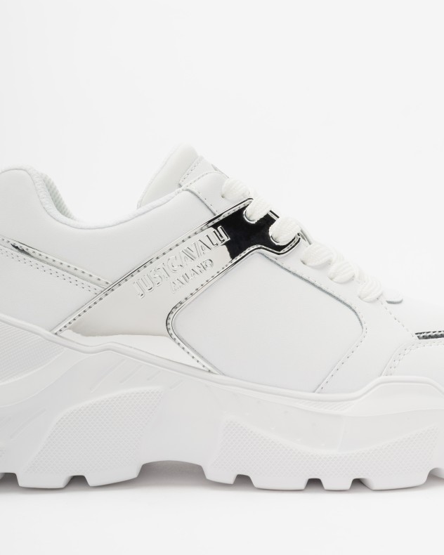 Sapatilhas brancas Just Cavalli