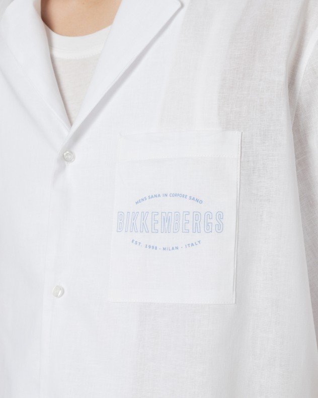 Overhemd met korte mouwen Bikkembergs