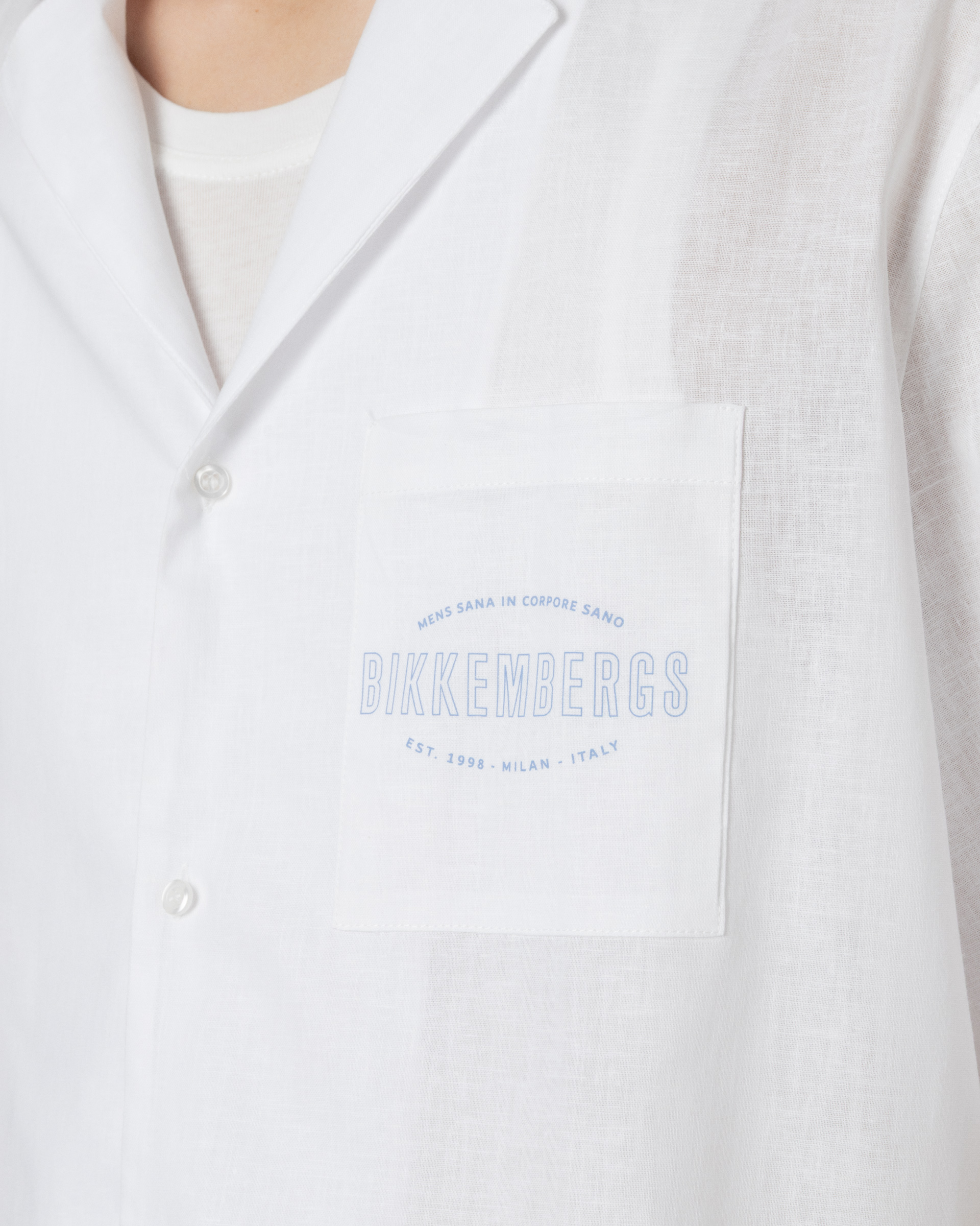 Overhemd met korte mouwen Bikkembergs
