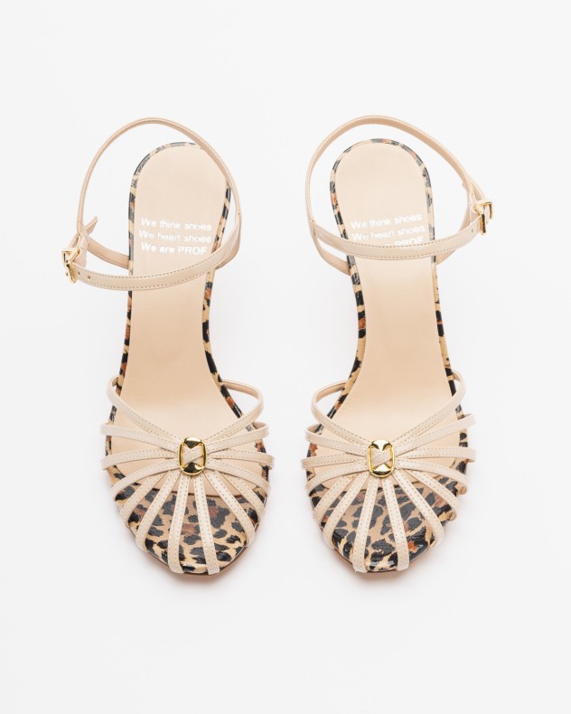 Sandalen met hoge hak PROF