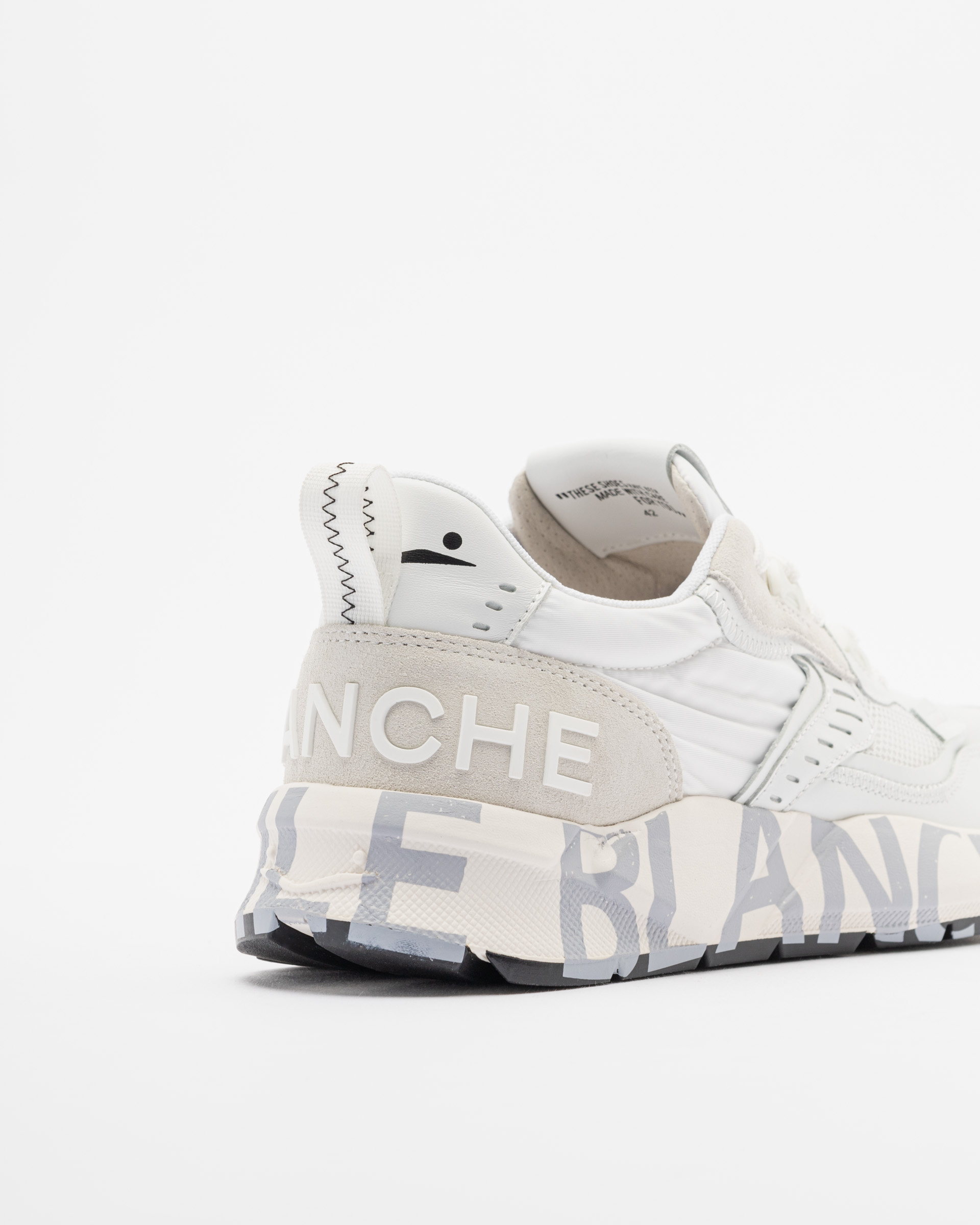 Baskettes blanches Voile Blanche