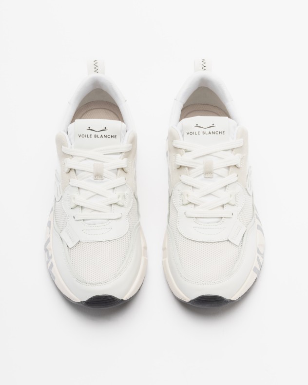 Baskettes blanches Voile Blanche