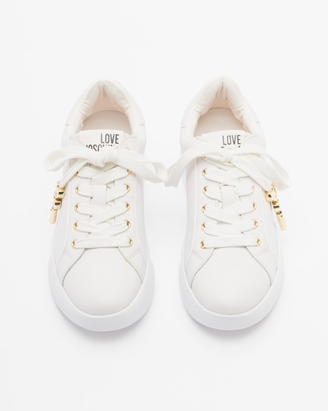 Sapatilhas brancas Love Moschino