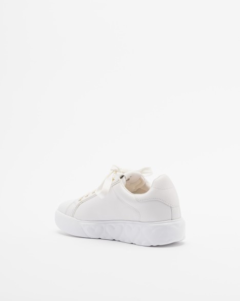 Sapatilhas brancas Love Moschino