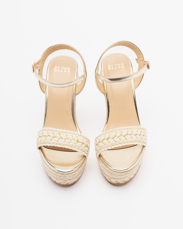 Gloss Wedge sandals