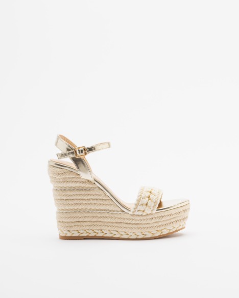 Sandalias con cu�a Gloss