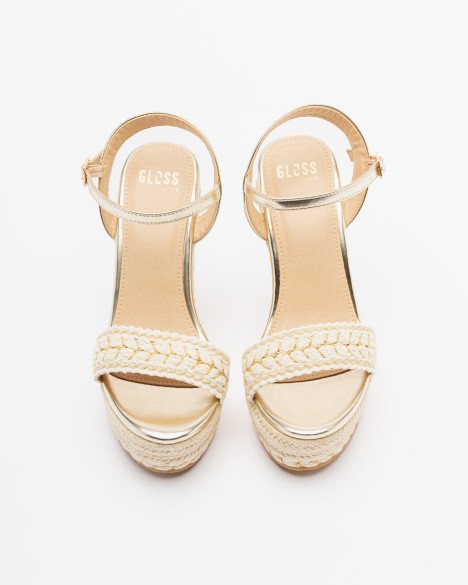 Sandalias con cu�a Gloss