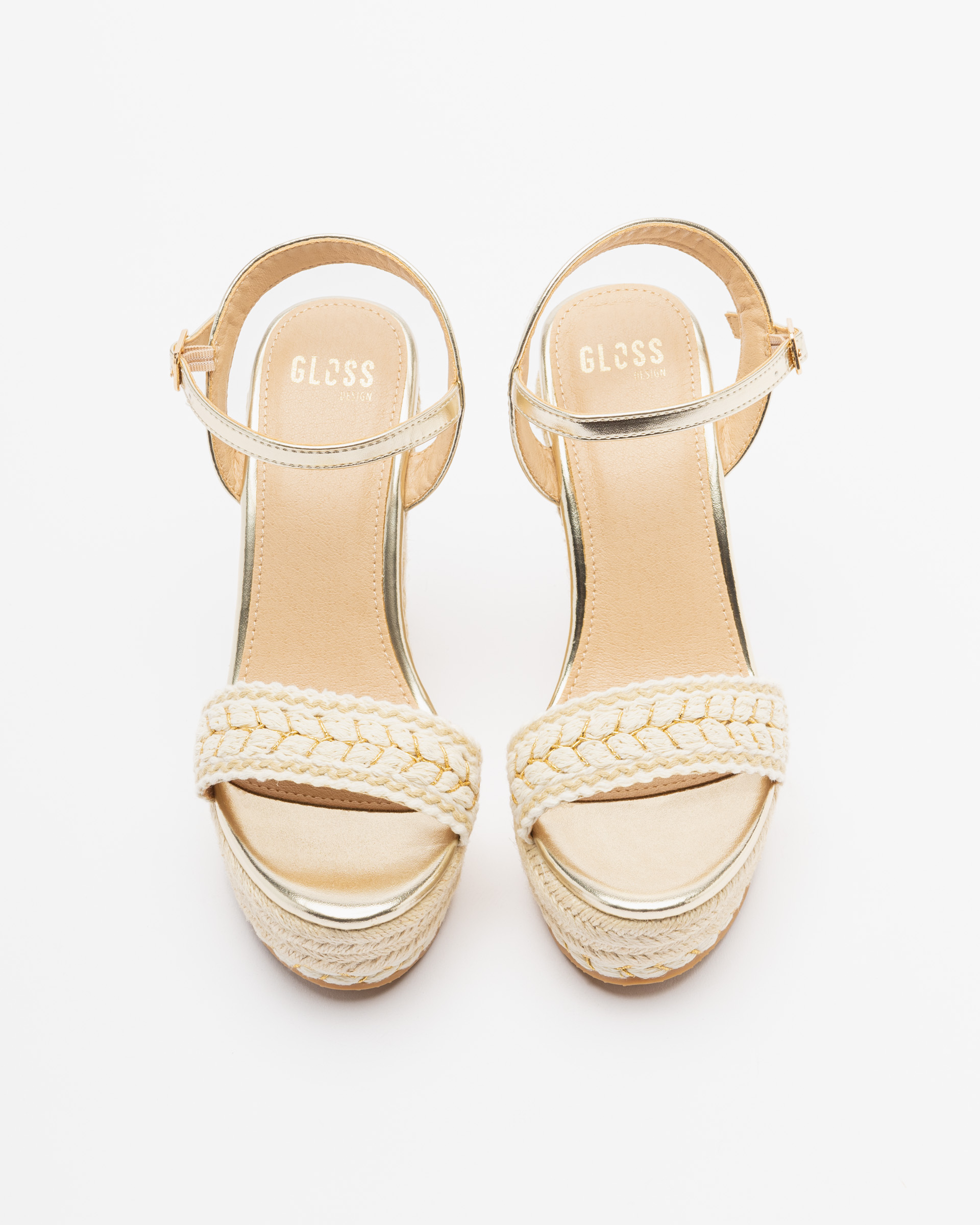 Gloss Wedge sandals