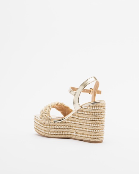 Sandalias con cu�a Gloss