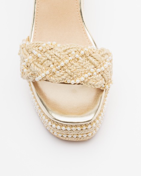 Sandalias con cu�a Gloss