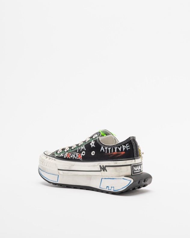 Baskets compens�es Nan-Ku Couture
