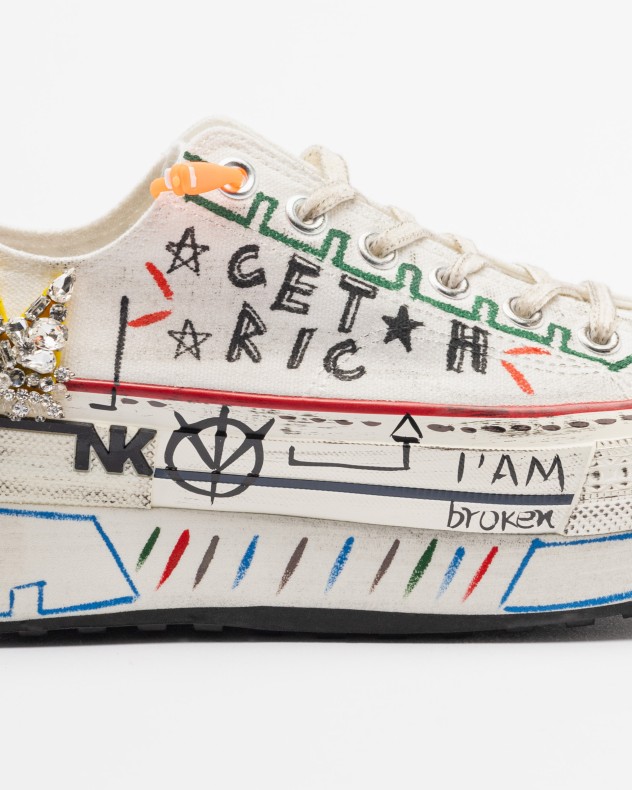 Sneakers con plateau Nan-Ku Couture