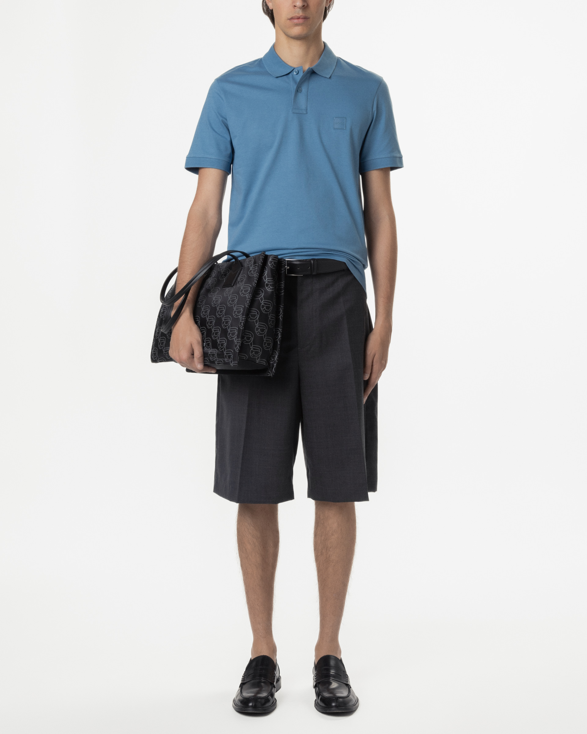 Polo em algodão piquet Boss