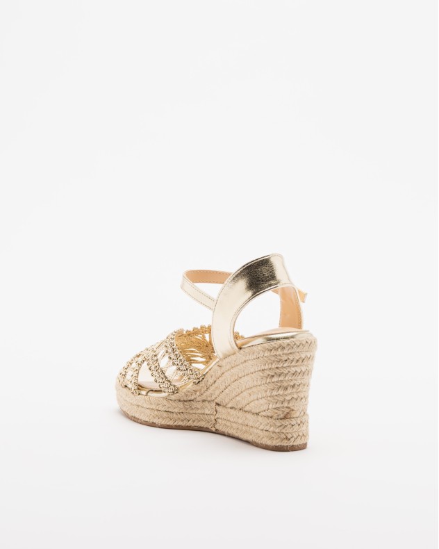 Sandalen met sleehak Gloss