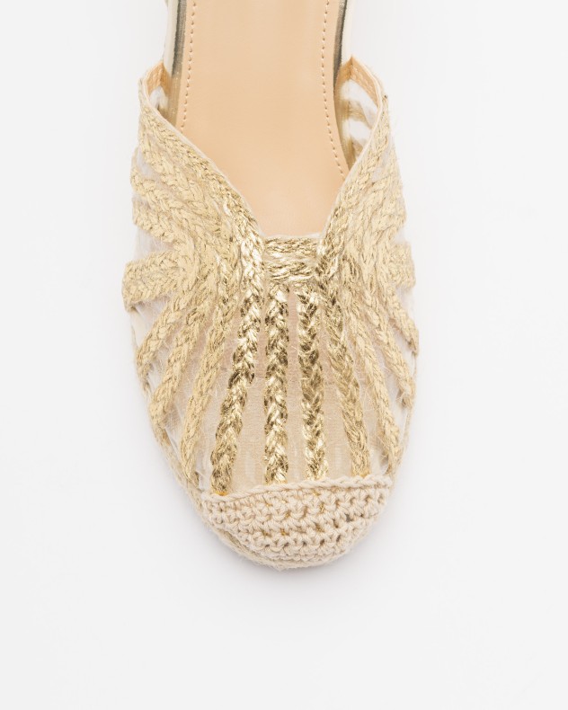 Sandalias con cu�a Gloss