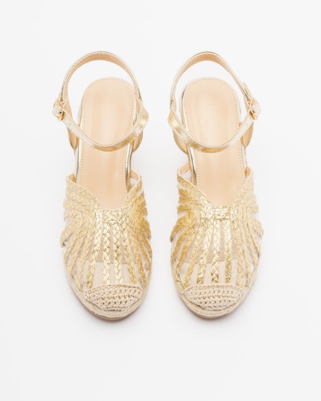 Sandalias con cu�a Gloss