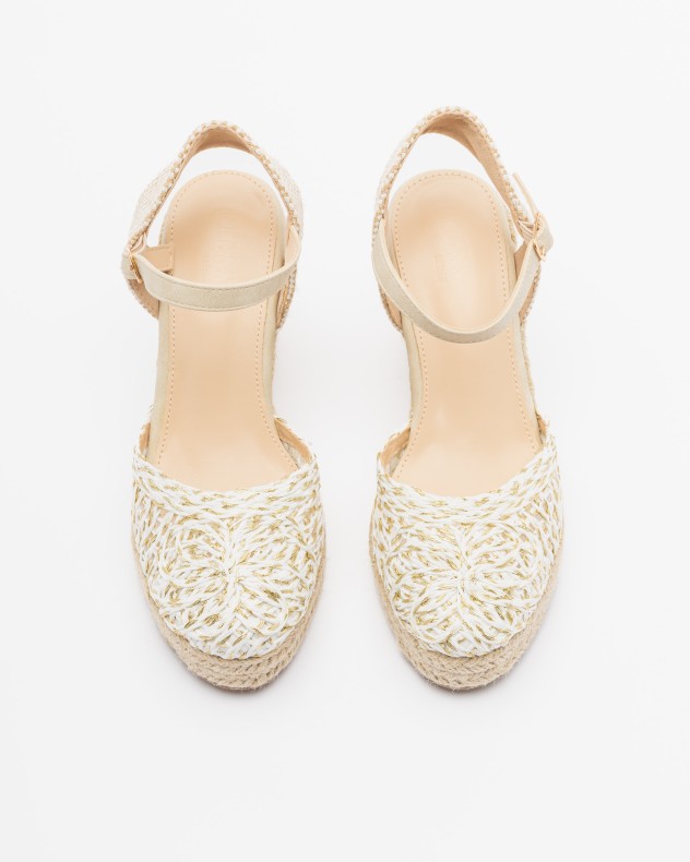 Sandales compens�es Gloss