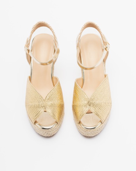 Sandlias de cunha Gloss