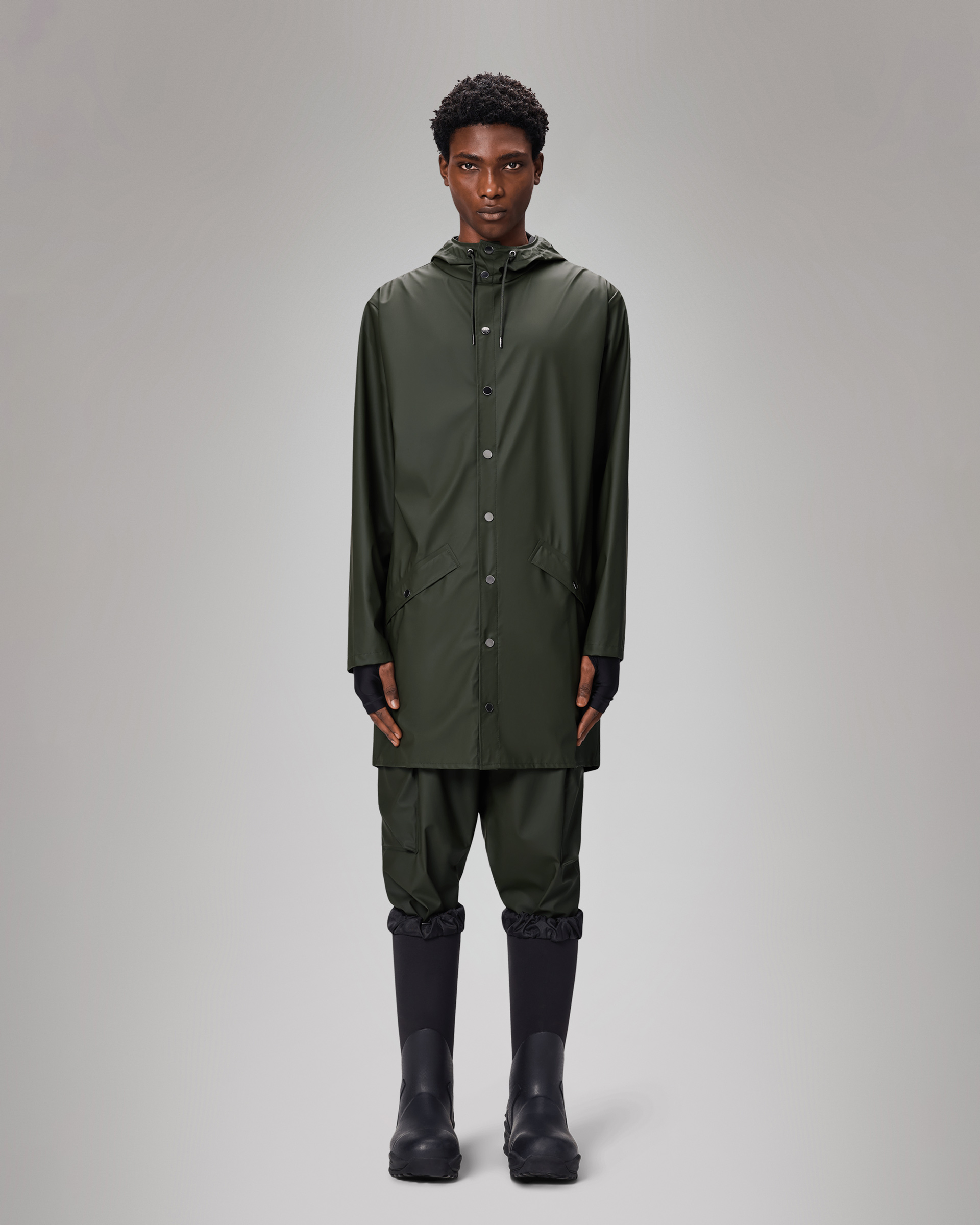 Longue Parka imperméable Rains