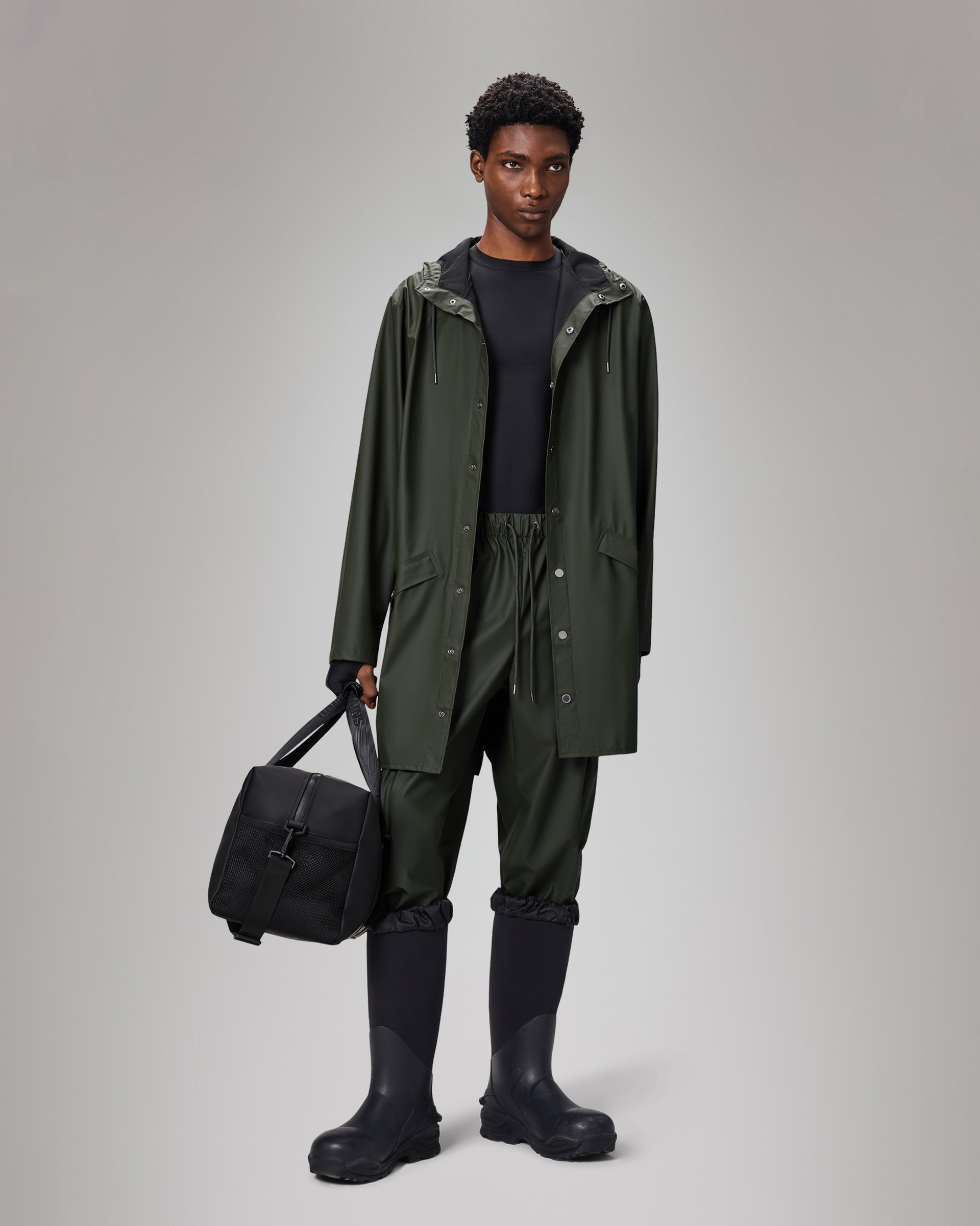 Longue Parka imperméable Rains