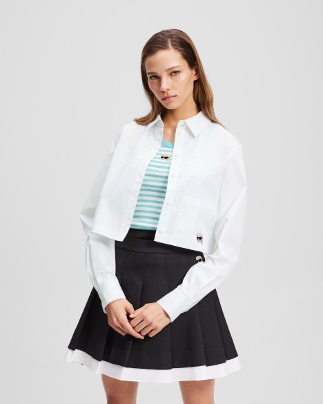 Camicia cropped Karl Lagerfeld