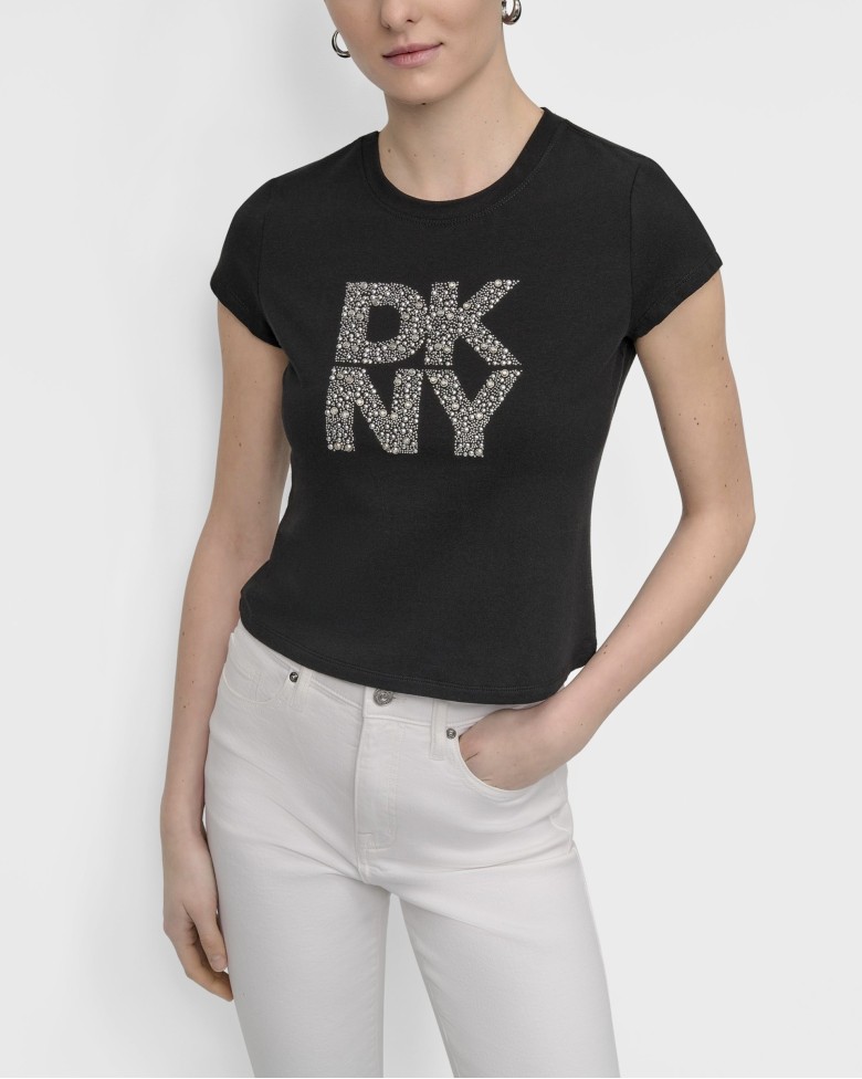 DKNY Jeans DJ5T1512 Black T-shirt - 302-5T1512-01 - PROF