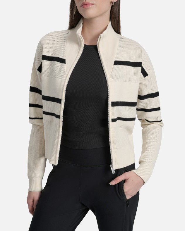 Cappotto lavorato a maglia DKNY Sport