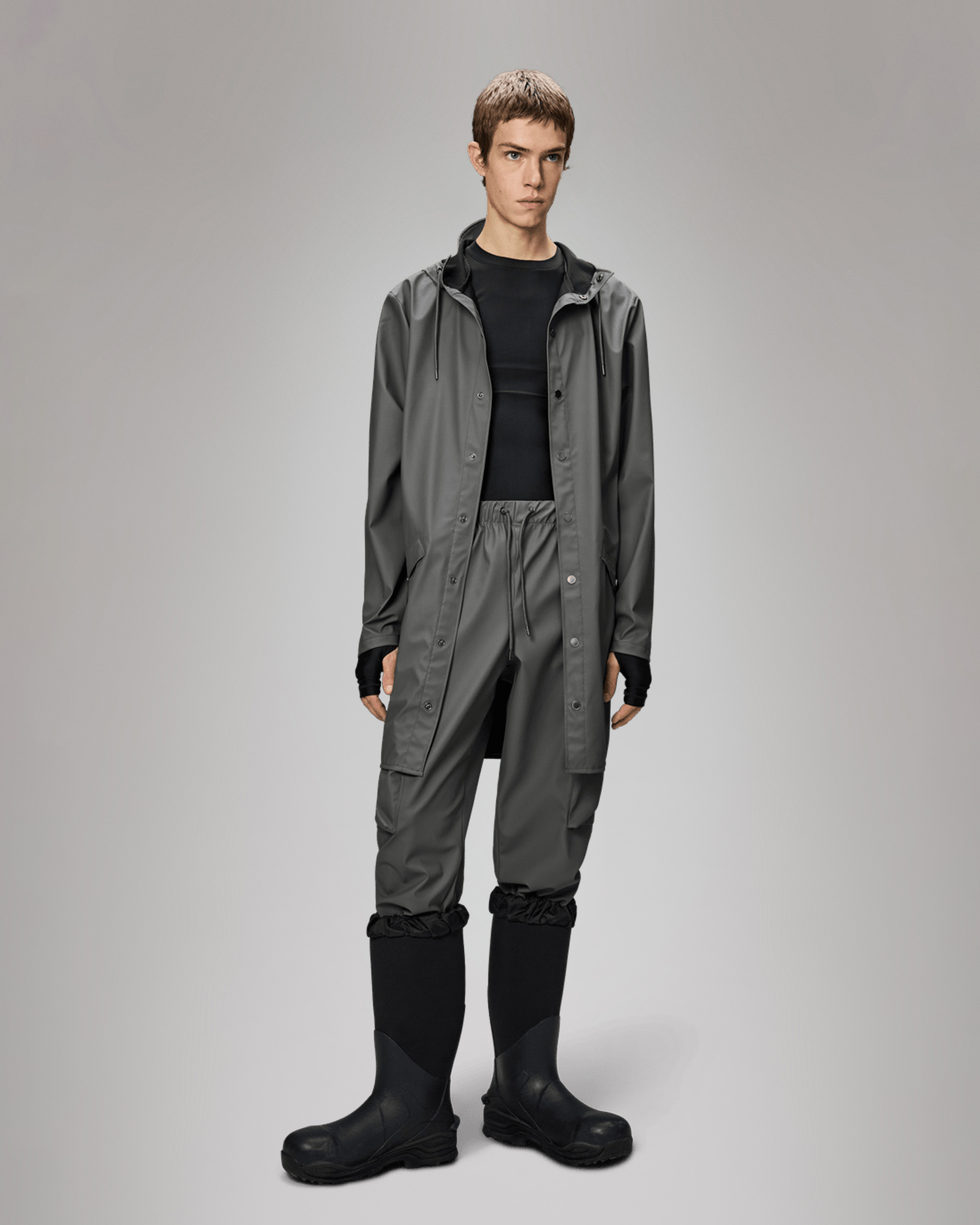 Rains Long waterproof parka