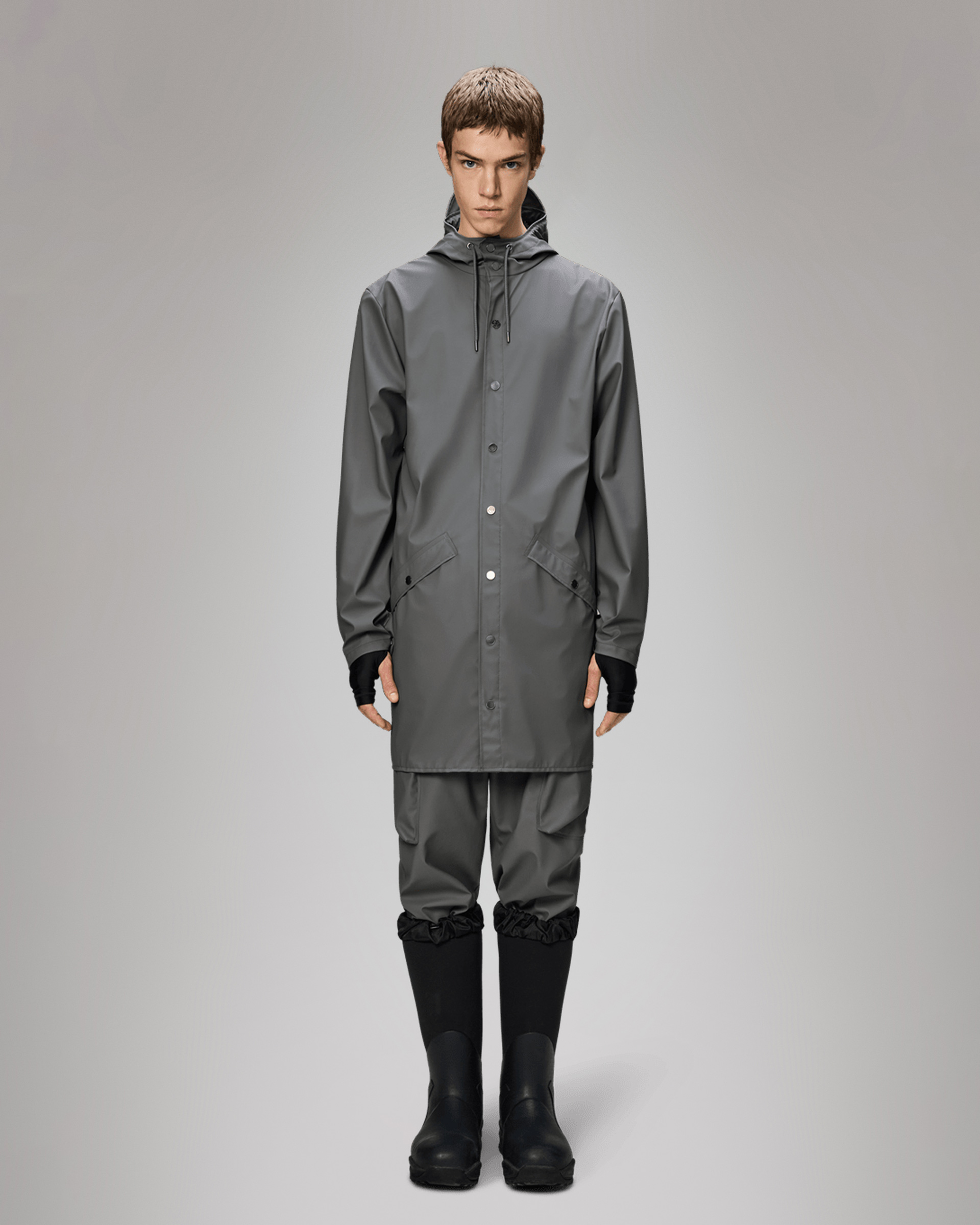 Rains Long waterproof parka