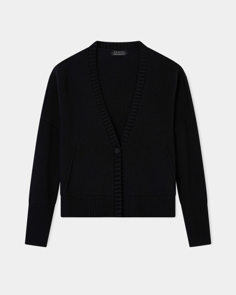 Cappotto lavorato a maglia Armani Exchange Cappotto lavorato a maglia Armani Exchange