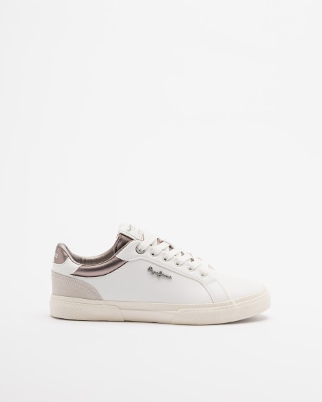 Witte sportschoenen Pepe Jeans London