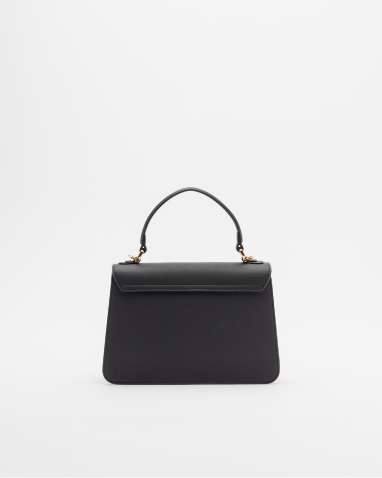 Sac à Main Love Moschino Femme En Cuir PU Saffiano Noir - Classique Et élégant