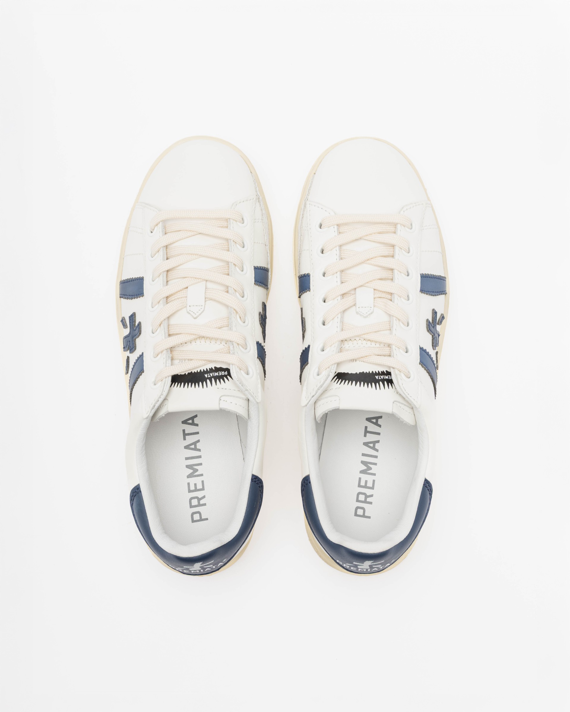 Baskettes blanches Premiata